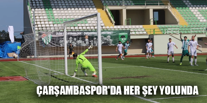 ÇARŞAMBASPOR'DA HER ŞEY YOLUNDA